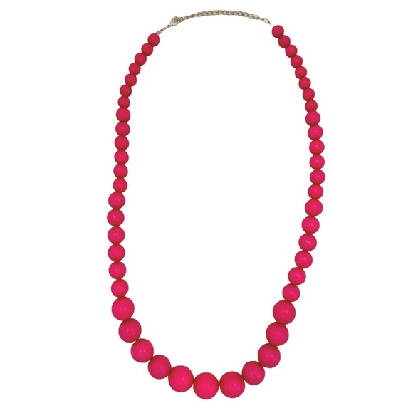 Hope Springs • Pink Necklace Timelessly Tantalizing Beads Statement Girly Juicy - Picture 2 of 5